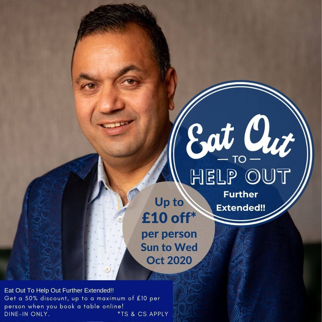 Eat Out To Help Out Further Extended from 1st October to 31st October 2020