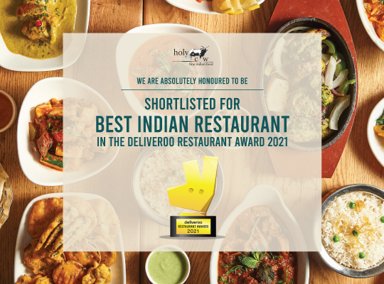Holy Cow Shortlisted for Best Indian Restaurant